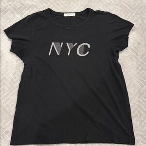 rag & bone Black Graphic Tee